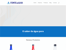 Tablet Screenshot of fontedailha.com.br